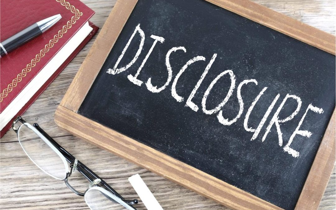 To disclose, or not to disclose